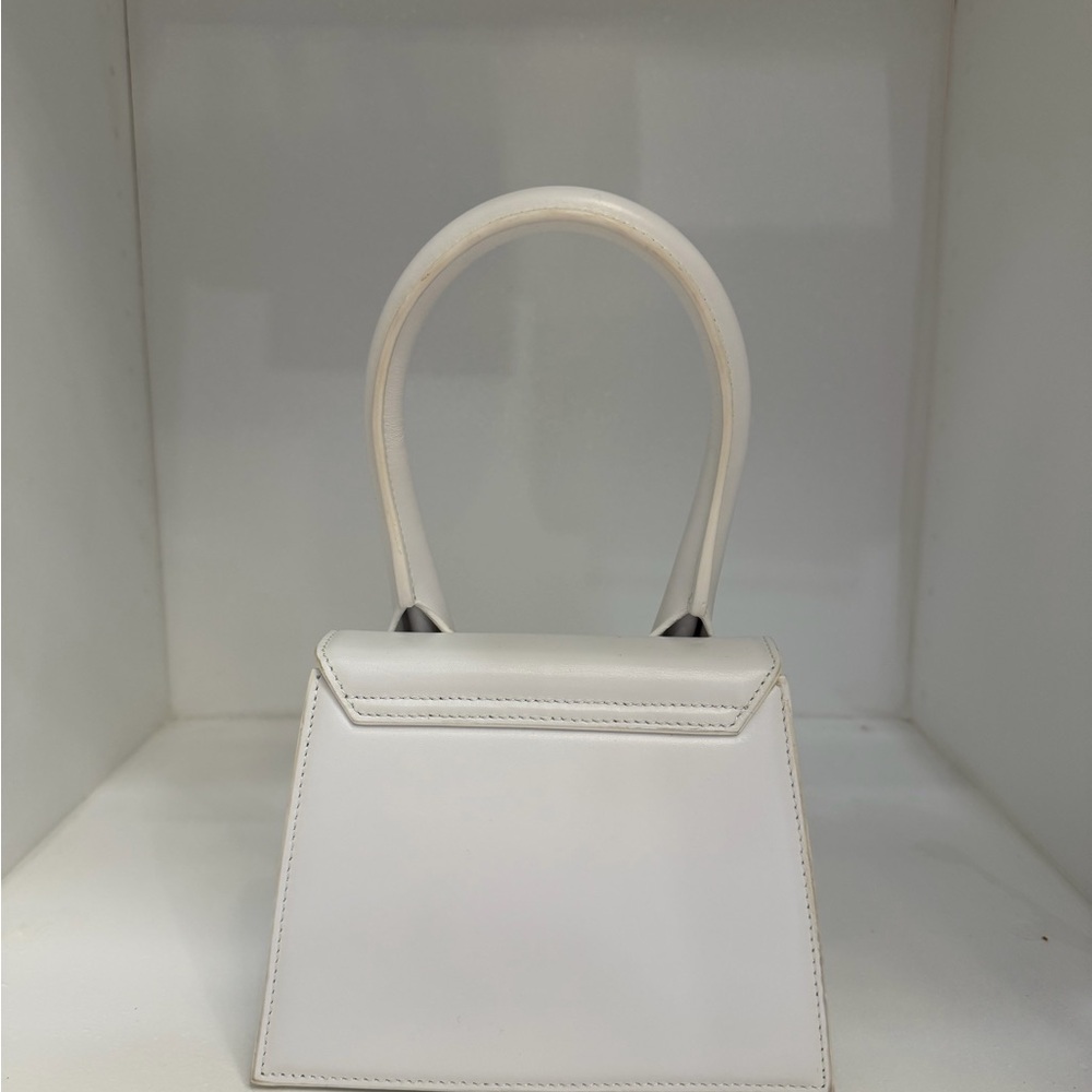 Jacquemus White MEDIUM top handle bag - Picture 3 of 12